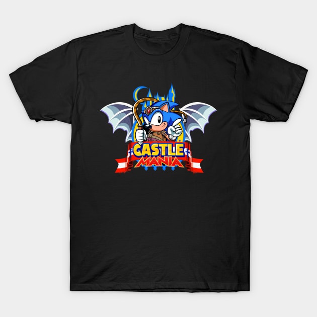 CastleMania - Moon version (Collab with MadewithAwesome) T-Shirt by demonigote